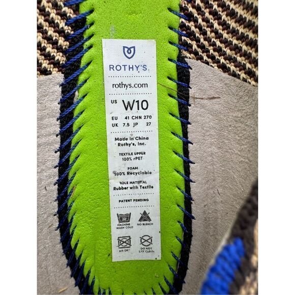 Rothy’s Women Size 10 Shoe Ballet Leopard Animal Print‎ Round Toe Flat Slip On - Picture 7 of 7